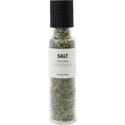 Sůl WILD GARLIC s medvědím česnek s mlýnkem Nicolas Vahé 215g_3