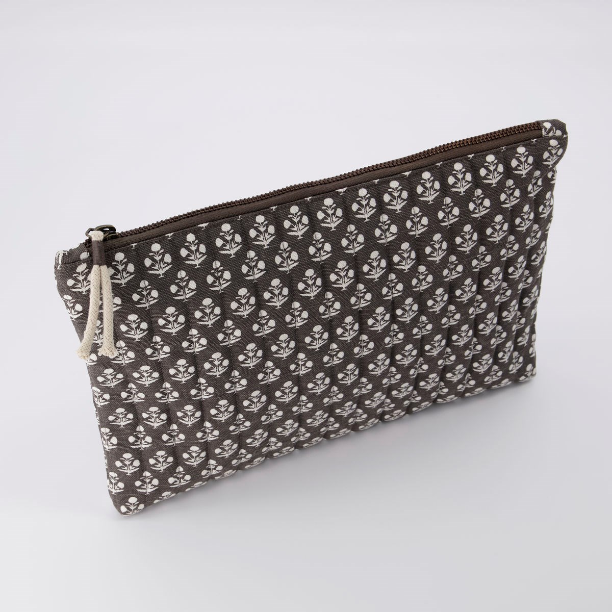 Pouzdro na make-up LUTEA 31x21 cm šedé_1