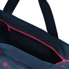 Taška přes rameno Shopper M mixed dots red_0