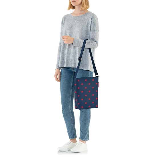 Taška přes rameno Shoulderbag S mixed dots red_0