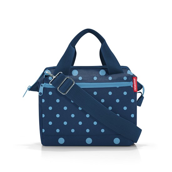 Taška přes rameno Allrounder Cross mixed dots blue_1