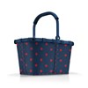 Nákupní košík Carrybag frame mixed dots red_3