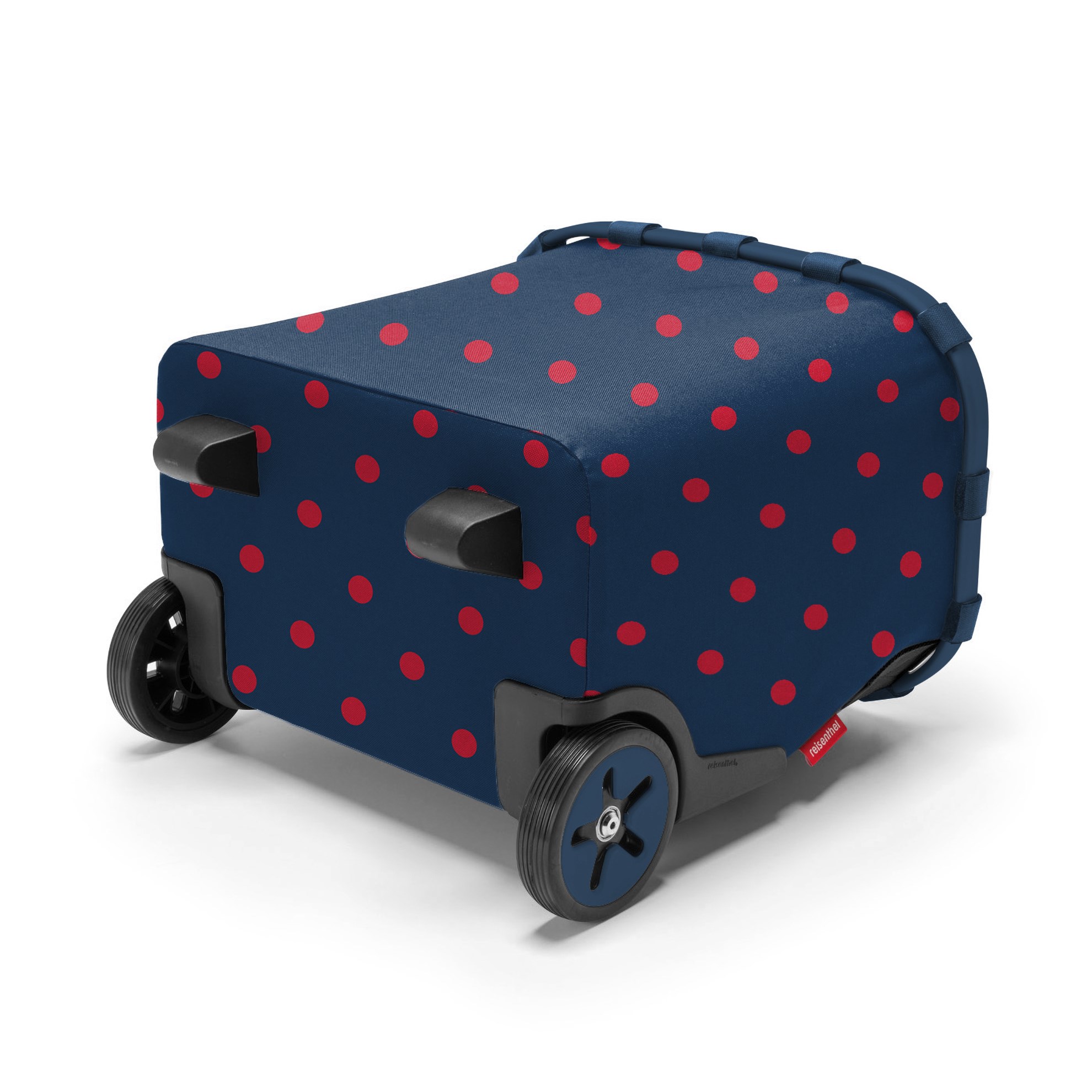 Taška na kolečkách Carrycruiser  frame mixed dots red_2