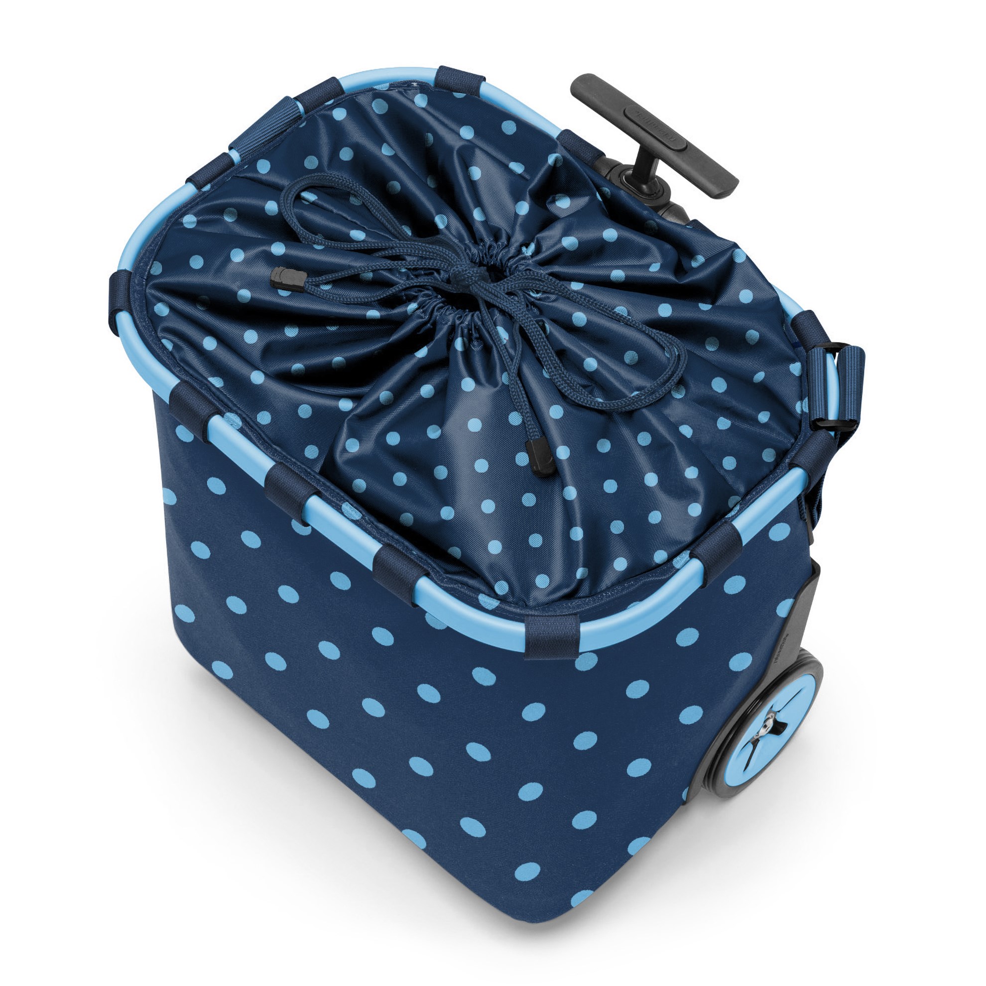 Taška na kolečkach Carrycruiser  frame mixed dots blue_0