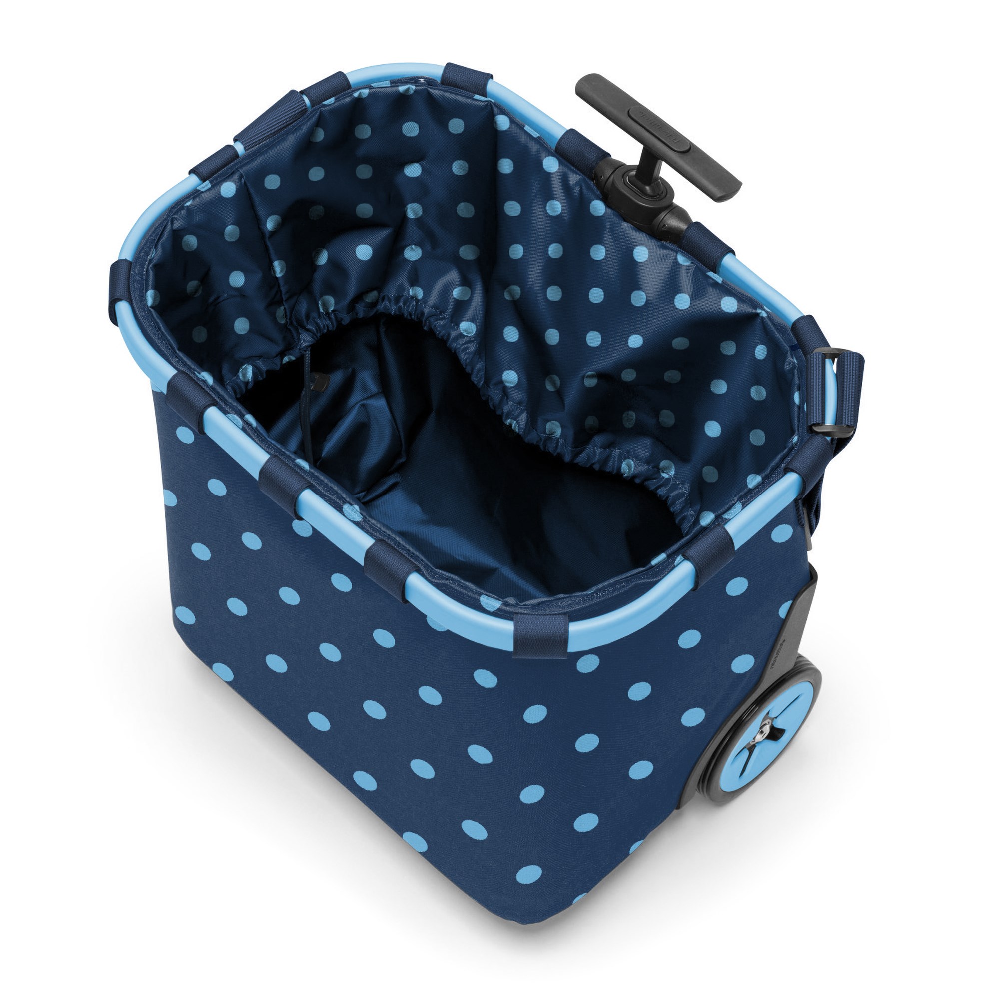 Taška na kolečkach Carrycruiser  frame mixed dots blue_1