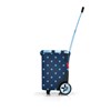 Taška na kolečkach Carrycruiser  frame mixed dots blue_3