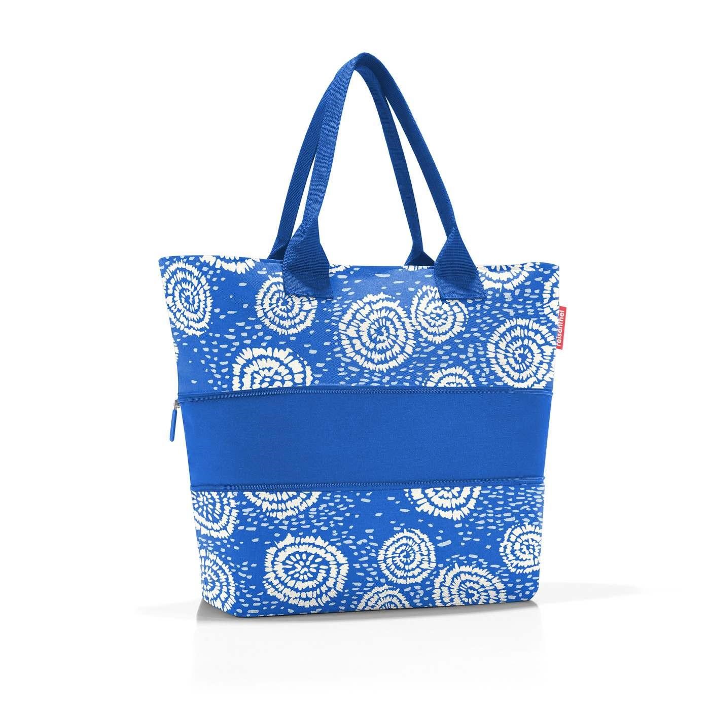 Chytrá taška přes rameno Shopper e1 batik strong blue_0