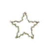 Svítící věnec hvězda z větví STAR 10LED /25 cm zasněžený_2