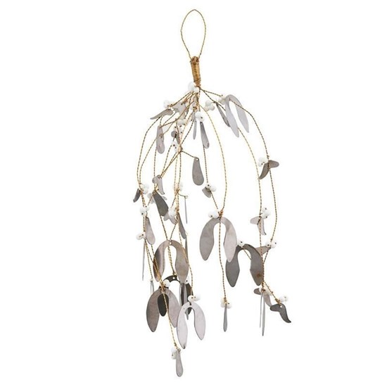 Obrázok z Vianočné dekorácie imelo MISTLETOE 40 cm Antique metallic