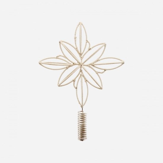 Obrázok z Vianočné špice na stromček STAR SOFT béžová