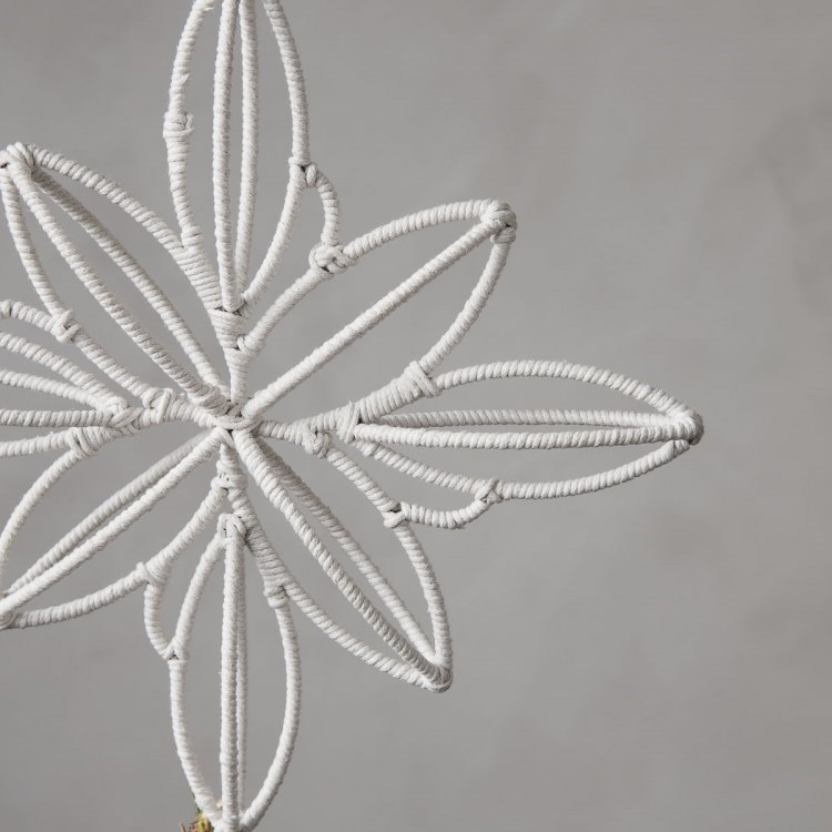 Obrázok z Vianočné špice na stromček STAR SOFT béžová