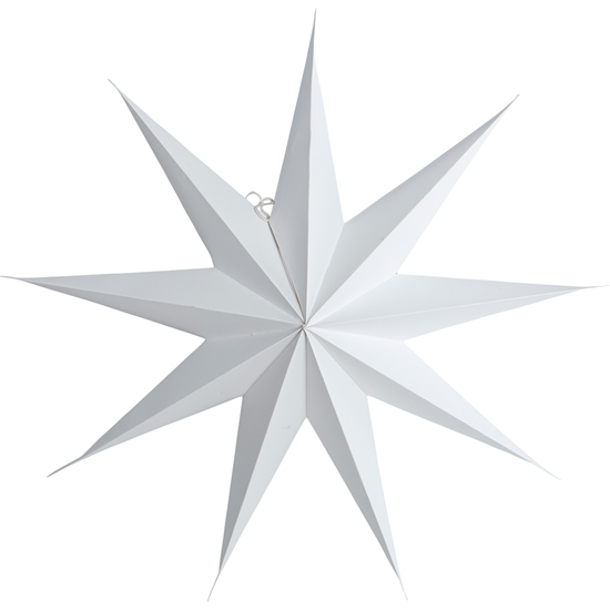 Papírová 9cípá hvězda House Doctor STAR WHITE 60cm bílá_0