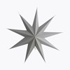 Obrázok z Papierová 9cípa hviezda STAR GREY 60 cm sivá