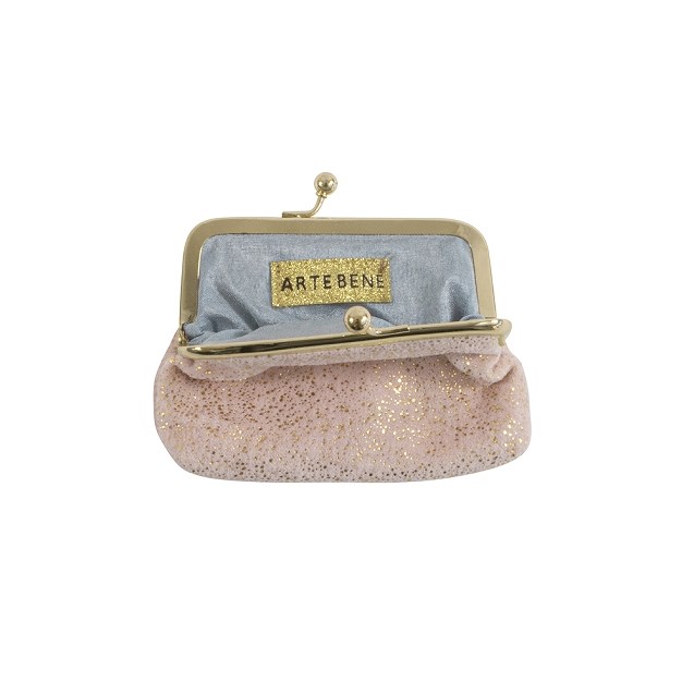 Sametová peněženka na drobné/taštička 11x8 cm Punkte_0