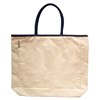 Bavlněná taška na pláž se zipem 45x44x11 cm /Badenixe_0