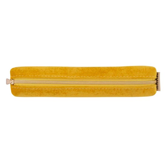 Sametové pouzdro/penál 18,5x3x2 cm/gelb_2