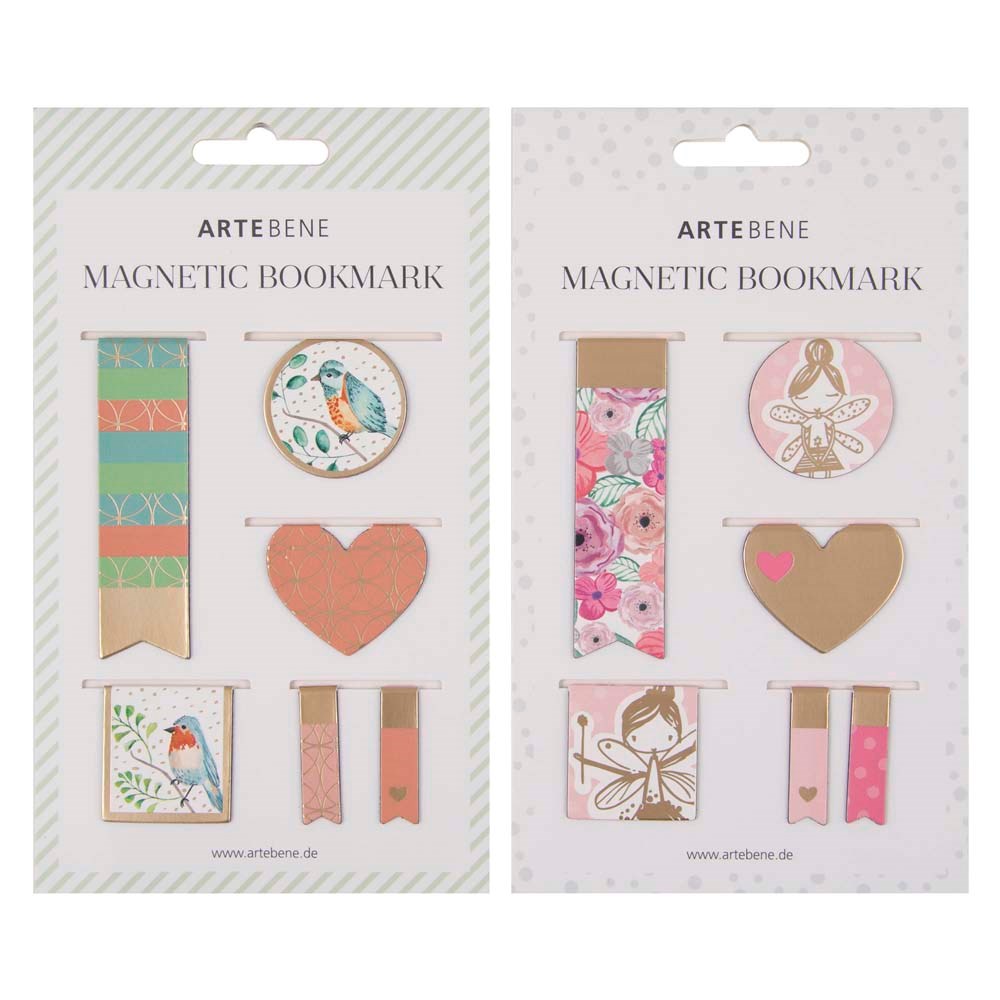 Magnetické záložky 2dr. a 6 ks Vogel Fee, cena za 1 balení!_0