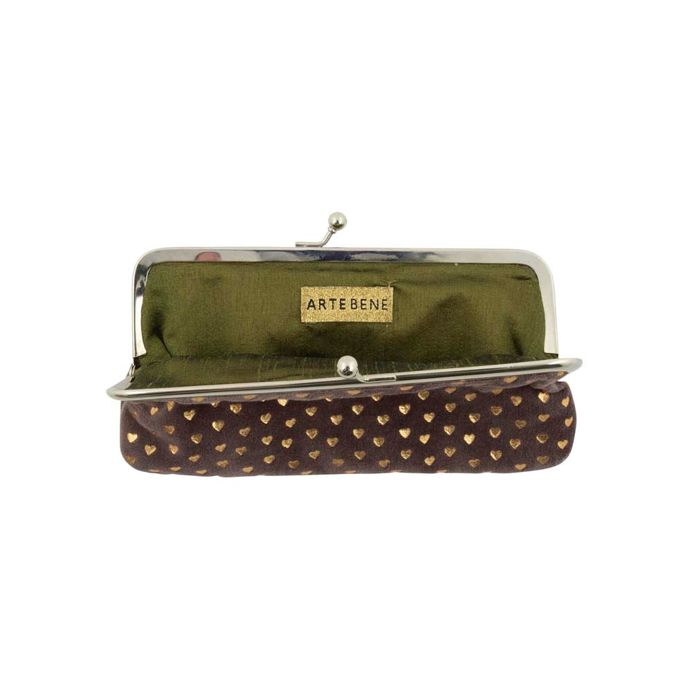 Sametová kosmetická taška s klipem 18x9 cm Herzen_1