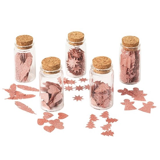 Dekorace ornamenty ABEL ve skleničce 5 druhů (cena/_0