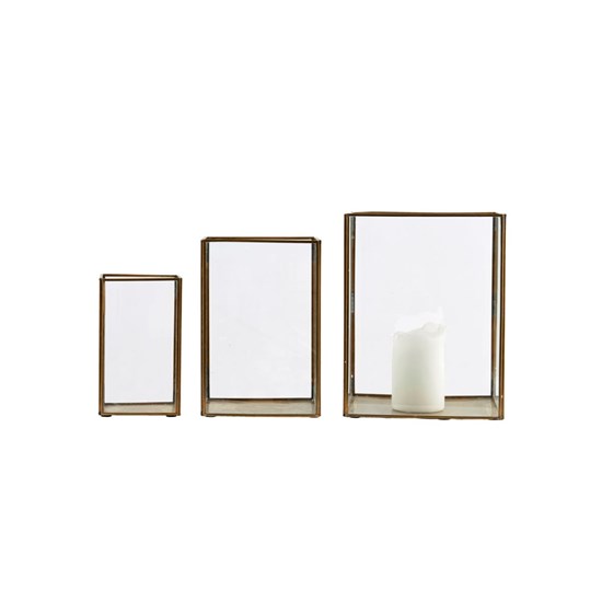 Lucerna PILLAR SET/3 ks mosaz_1