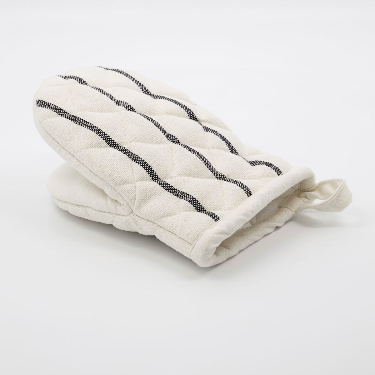 Rukavice na vaření DRY bílá s černými pruhy_2