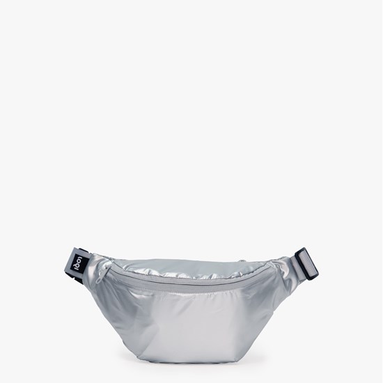 Ledvinka LOQI - BUMBAG METALLIC Silver_1
