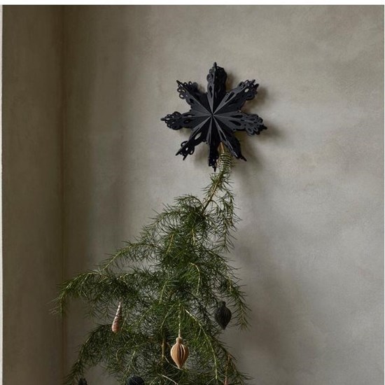 Obrázok z Dekoračná vianočná hviezda - tmavo modrá