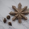 Obrázok z Papierová hviezda / špica CHRISTMAS STAR hnedá