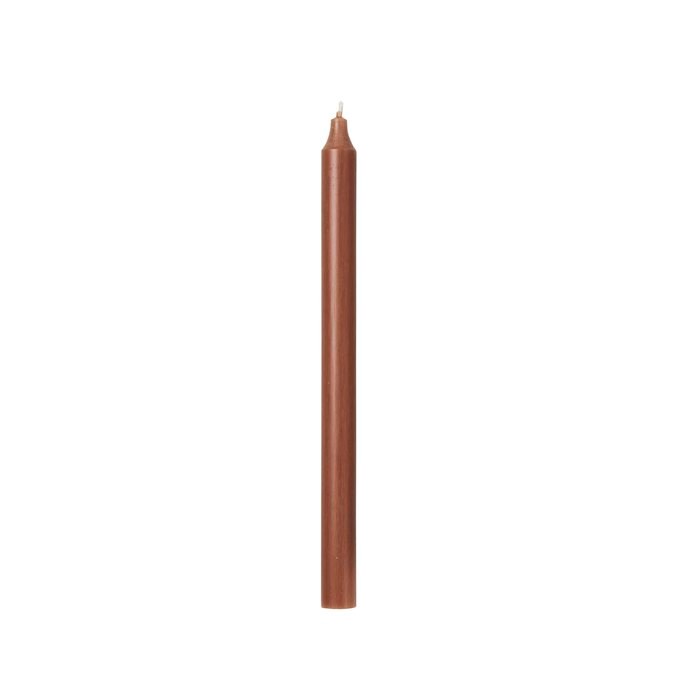 Svíčka kulatá dlouhá 29 cm, mocca_0