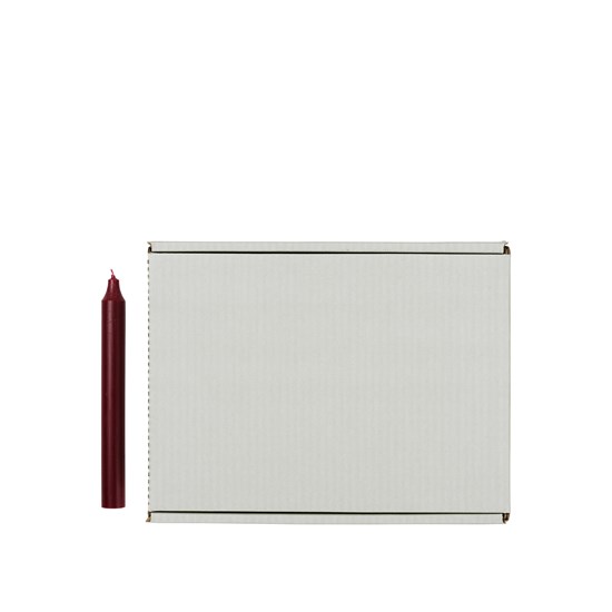 Svíčka Broste kulatá krátká 2,1cm - vínová_1