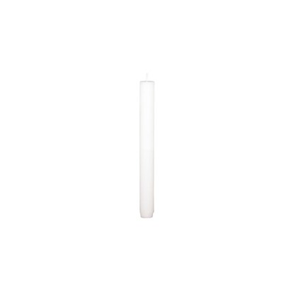 Svíčka kulatá krátká 2,6 cm - bílá_1