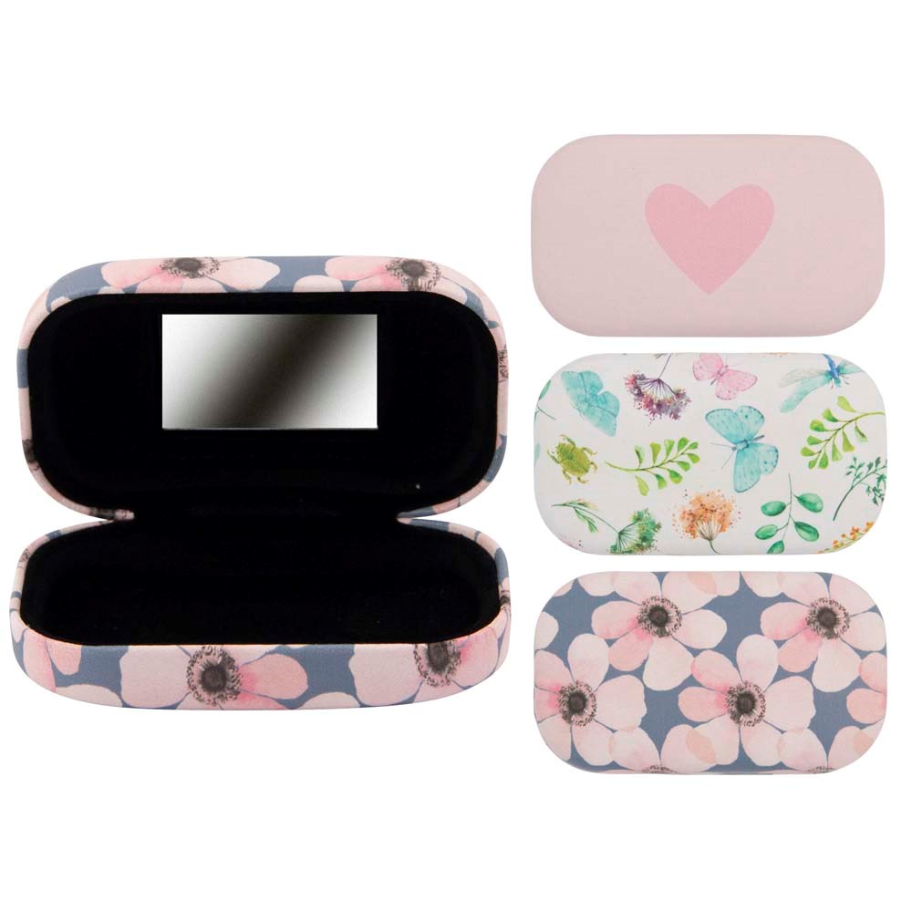 Krabička/kapesní zrcátko 3 motivy cena za 1 kus_0