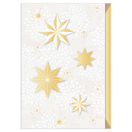 Přání ražené s obálkou Sterne/gold/3D_0