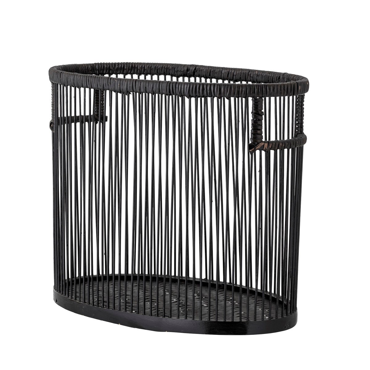 Bambusový koš na časopisy Julin, černý_0