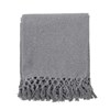 Pléd Delta z recyklované bavlny, šedý_0