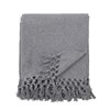 Pléd Delta z recyklované bavlny, šedý_2