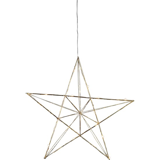 LED hvězda LINE 20x LED V.36 cm zlatá_1