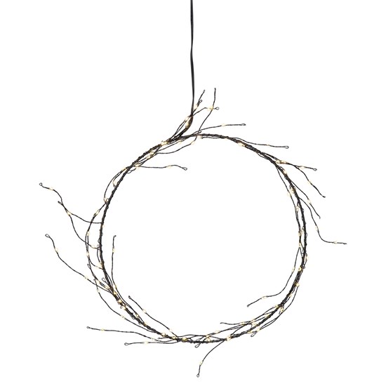 Závěsný svítící věnec STAR NIKE 95x LED P.24 cm černý_1