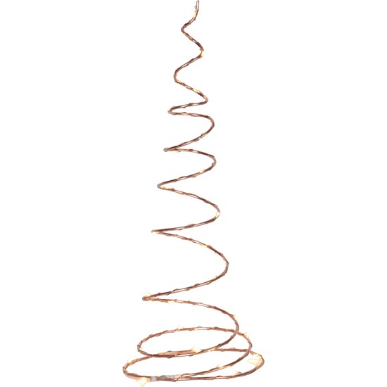 Dekorační kužel DIZZY 25x LED V.40 cm měděný_1