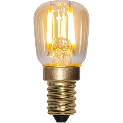 LED žárovka s vláknem E14 jantarové sklo_1