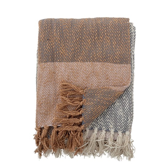 Přehoz Lago, bavlna, hnědý_4