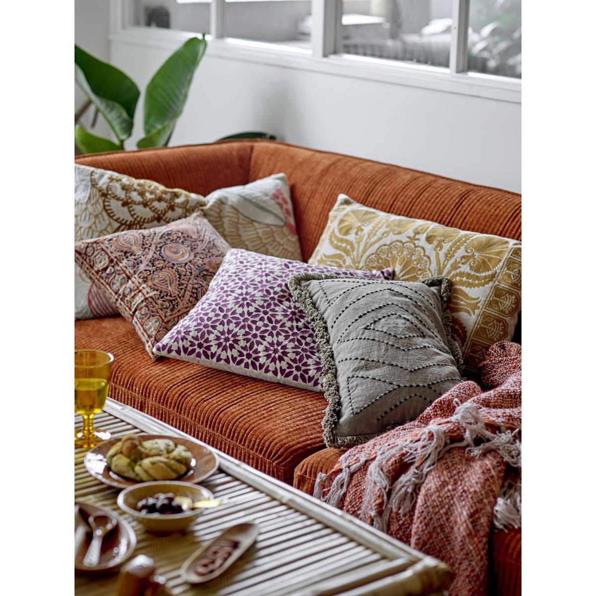 Bavlněný polštář Baloo, hnědý_4