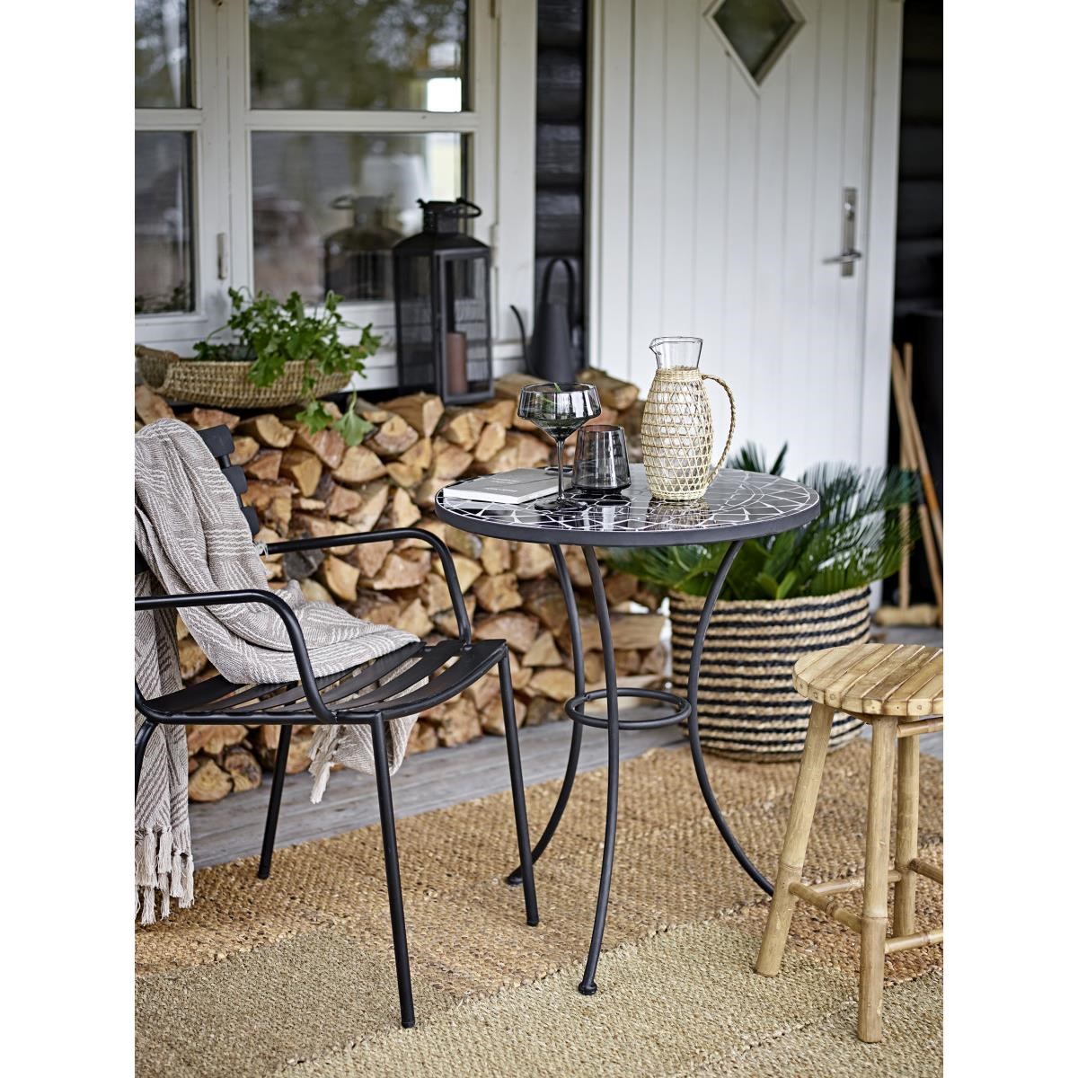 Pléd / přehoz Ghina z recyklované bavlny, přírodní_2