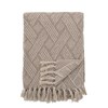 Pléd / přehoz Ghina z recyklované bavlny, přírodní_8