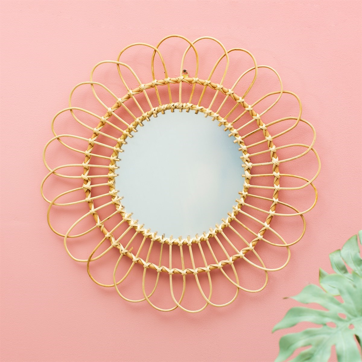 Ratanové zrcadlo P.50 cm_1