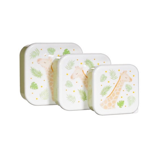 Boxy na svačinu Gigi Giraffe, SET/3 ks_0