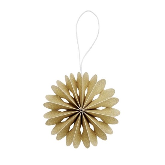 Papírové ornamenty 8 cm zlaté_0