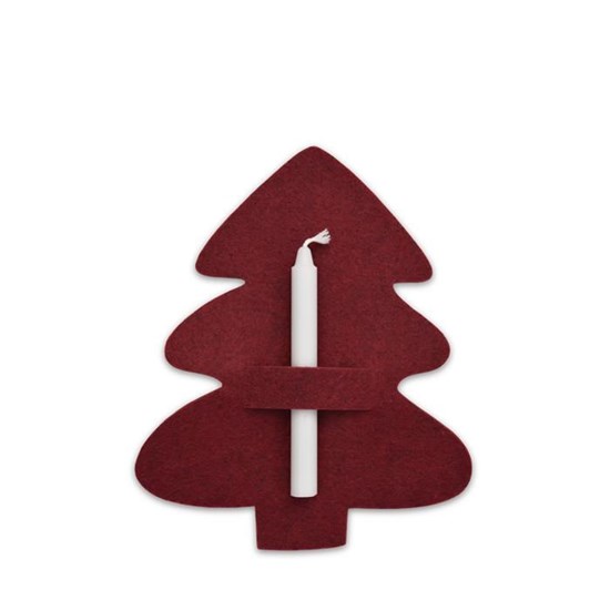 Filcový držák na ubrousek 18x15 cm, vínový_0