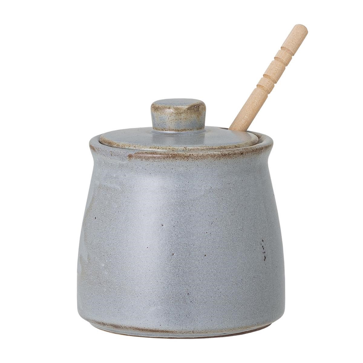 Dóza s víčkem na med Masami P.10 cm modrošedá_0