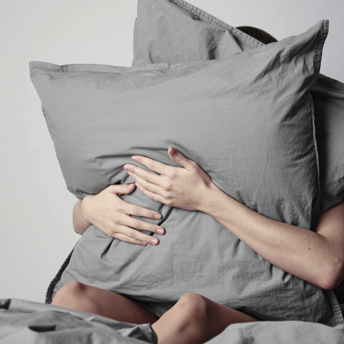 Perkálová sada povlečení INGRID šedá_0